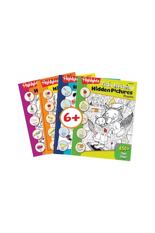 Hidden Pictures Gizli Resimler 4’lü Set