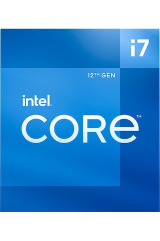 Intel i7-12700 2.1 GHz LGA1700 25 MB Cache 65 W Box İşlemci
