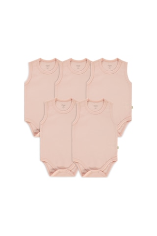 Civil Baby Bebek 5'li Çıtçıtlı Badi 1-3 Yaş Pembe
