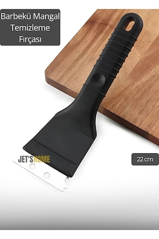 Barbekü Mangal Temizleme Fırçası Çift Taraflı Sert Fırça 22 Cm