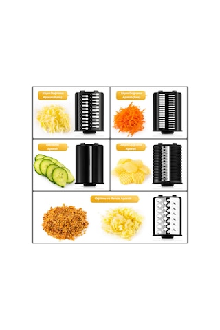 Yui M376 Plus Tam Otomatik Elektrikli Rende Doğrayıcı