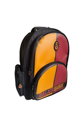 Galatasaray Orjinal Lisanslı Parçalı Suni Deri Okul Çantası Sırt Çantası 25552 Desenli