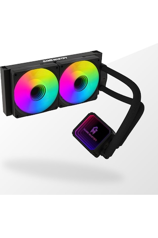 Game Master 2 Fanlı Argb 240mm Watercooler Siyah Sıvı Soğutma