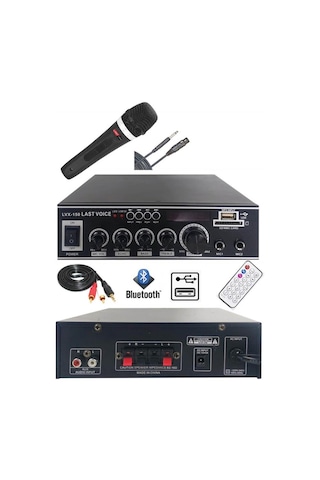 Lastvoice Lvx-150Mic Mikrofonlu Stereo Anfi Amfi 2X75 Watt Blueto