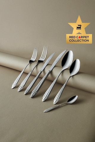 Karaca Elegance Nil Platin 12 Kişilik 84 Parça Çatal Kaşık Bıçak Takımı