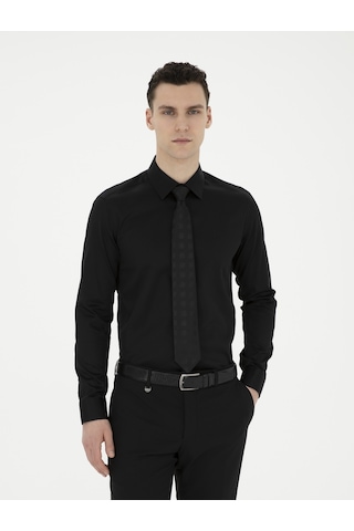 Pierre Cardin Erkek Siyah Gömlek Basic 50286102-vr046 Siyah