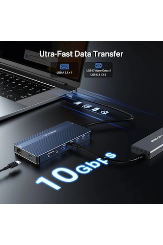 Acasis Ds0202 14in1 Usb-c Docking Station 2x4k Hdmı Dp 100w Pd 10gbps Ethernet
