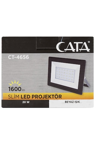 Led Projektör 20w Beyaz Ct-4656