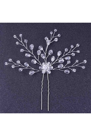 1pcs Kristal Gelin Saç Tokası Kore Tarzı Güzel Gelin Ekleme Tarak Gelinlik Aksesuarları Headdress Çok Renkli