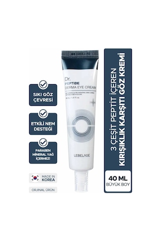 Lebelage 40 ML - Peptit Kompleksi Ile   Göz Kremi Dr. Peptide Derma Eye Cream