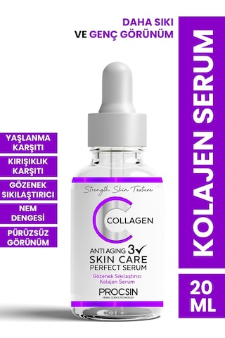 Procsın Yaşlanma Ve Kırışıklık Karşıtı Kolajen Serum 20 ML