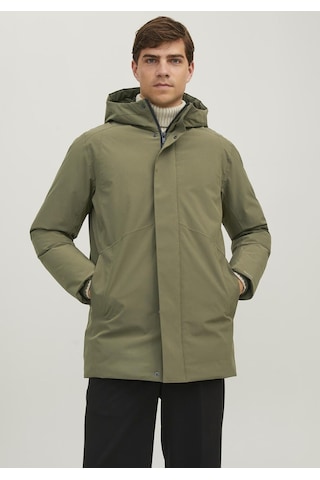 Jack & Jones Su Ve Rüzgar Geçirmez Kapüsonlu Parka - Blakeen 12238561 Grape Leaf Açık Kahverengi