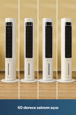 Homend Fanomen 9011H Uzaktan Kumandalı Soğuk Su & Buz Hazneli Kule Tipi Vantilatör 60W