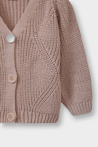 Defacto Kız Bebek V Yaka Düğmeli Hırka A4081a525aubr476 Bordo