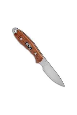 Sog Hunts Point Skinning Ht012l-cp Ahşap Saplı Avcı Kamp Bıçağı