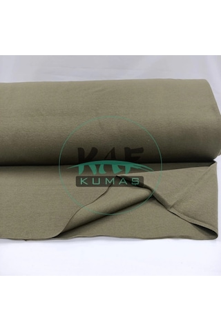 1 1 Bebe Kaşkorse Ribana Kumaş Kumaş Eni: 50 Cm Tüp %95 Pamuk %5 Elastan 063 Haki