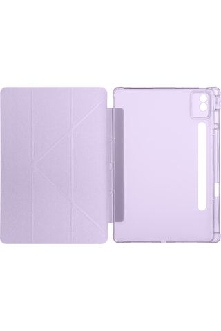 Lenovo Idea Tab Pro 12.7inç Tb-373fu Kılıf Kalem Bölmeli Trifolding Case Kılıf