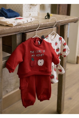 Mayoral Newborn Kız Bebek 2li Örme Takım Kırmızı Kırmızı