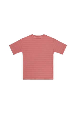Civil Boys Basic Önü Cepli 10-13 Yaş Tişört - Pembe Gül Kurusu