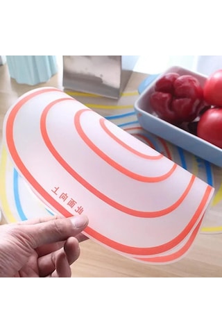 Esnek Şeffaf Kesme Tahtası Mutfak Pp Sınıflandırma Doğrama Tahtası Sebze Et Kesme Tahtası Mutfak Aksesuarları Turuncu