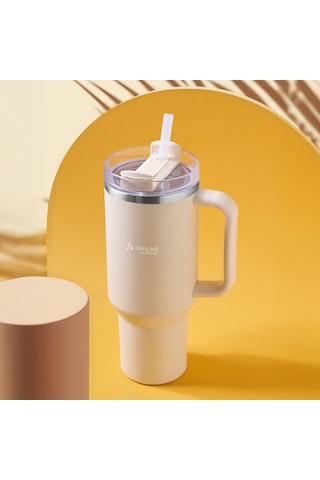 Aryıldız Protherm Flow Up Termos Krem 900 Ml Renkli