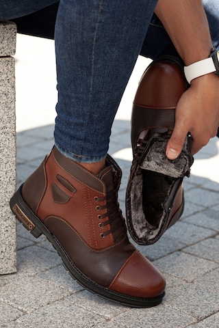 Daxtors D0401 Unisex Taban Dahil Komple Kürklü Kışlık Kar Botu 21kdaxktnd04011-35 001