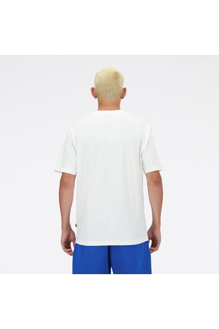 New Balance Lifestyle Erkek T-tshirt Beyaz