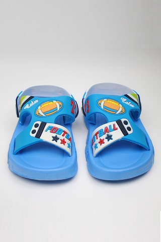 Günlük Unisex Çocuk Sandalet Esnek Kaymaz Taban Yazlık Ev Okul Kreş Ayakkabı Ps940-ps955 Mavi