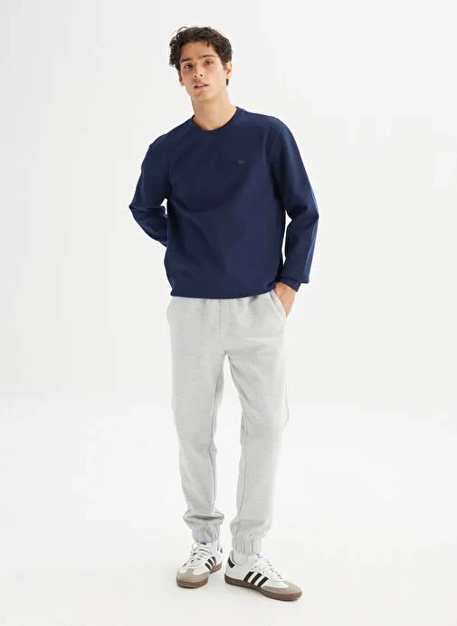 Lee Small Logo Lacivert Erkek Sweatshirt L2520308411 Lacivert