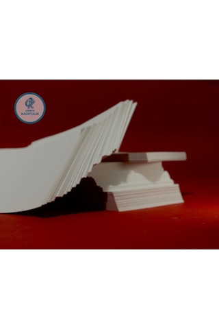 Beyaz Kartvizit Boş Baskısız Kalın Kart 5 X 8 Cm 200 Adet 0,264 Kg
