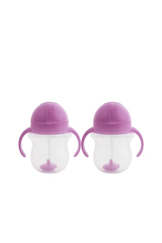 Munchkin Tıklama Kilitli Uçlu Alıştırma Bardağı 6ay+, 207ml, Mor