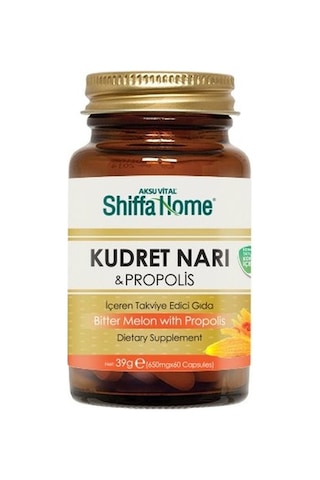 Aksu Vital Shiffa Home Kudret Narı Propolisli  650 MG 60 Kapsül