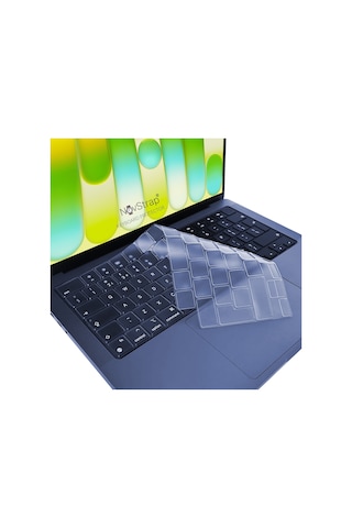 Novstrap Apple Uyumlu Macbook Neo 13 İnç A18 Çip A3404 İle Türkçe Q Klavye Koruyucu Şeffaf Kılıf Şeffaf