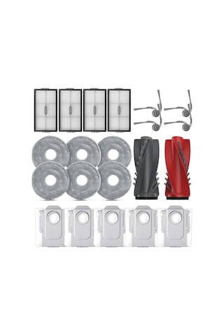 Ayrex Geoviizon Roborock Saros 10r Elektrikli Süpürge Aksesuarları, 1 Ana Fırça, 4 Hepa Filtre, 6 Temizleme Pedi, 5 Genel