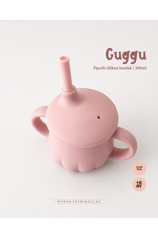 Tgm Baby Guggu Ultra Premium Silikon Pipetli Alıştırma Bardağı 200 Ml
