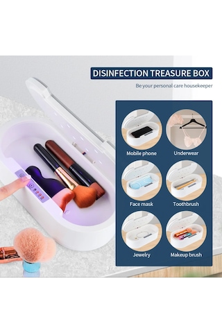 Omniax Akıllı Uv Dezenfeksiyon Kutusu Telefon Aksesuar Maske Takı Sterilizasyon Cihazı