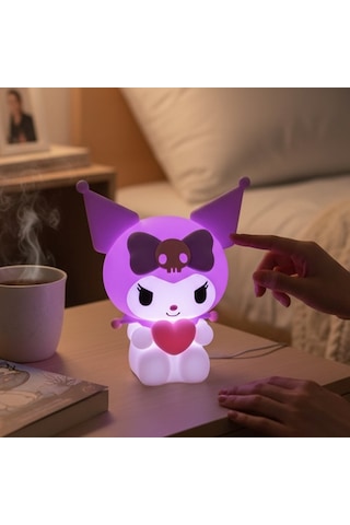 Kuromi Gece Lambası Ve Masa Lambası Beyaz