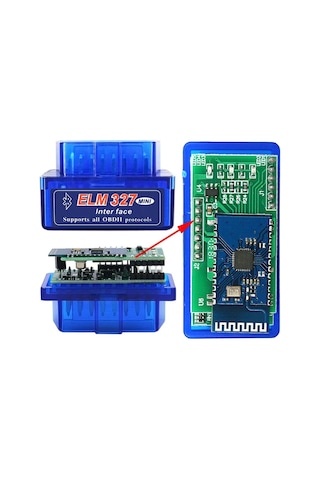 V1.5 ÇİFT  ANAKART ELM327 Bluetooth Pic18F25K80 Destekli Ddt4All