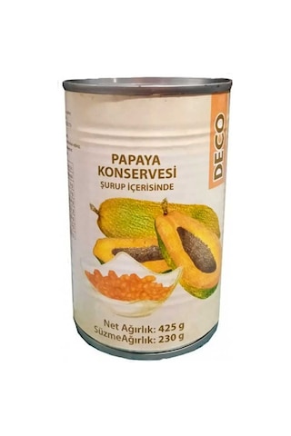 De&Co Papaya Konservesi 425 G