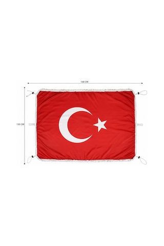 168x130 Cm Lastikli Araç Kaput Örtüsü Her Araca Uygun Organizasyon Bayrağı Tek Ebat
