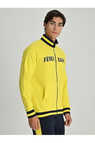 Fenerium Erkek Trıbun Sarı Lacivert Sweat Sarı