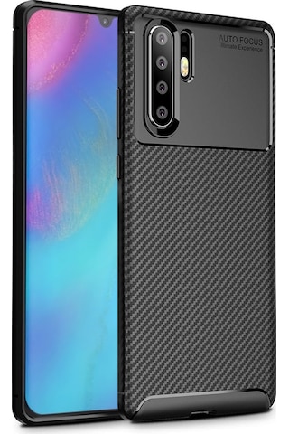 Huawei P30 Pro Kilif Karbon Tasarim Negro Silikon Kapak 405788192
