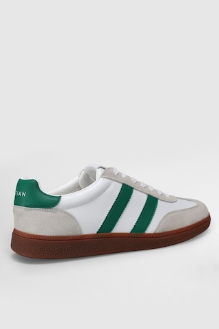Lufian 111230322 Mike Sneaker Erkek Deri Ayakkabı Yeşil