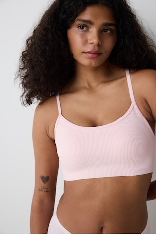 Penti Ribbed Micro Bonding Pembe Üst