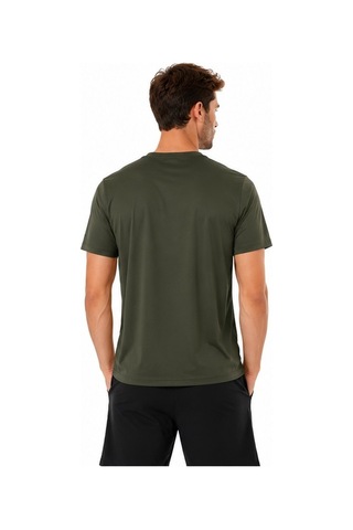 Cazador 45010 Erkek Bisiklet Yaka Haki Tshirt