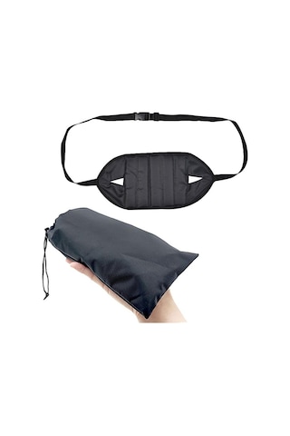 Sones Taşınabilir Mini Ayak Dayama Hamağı Ofis Ev Sandalyesi İçin Siyah