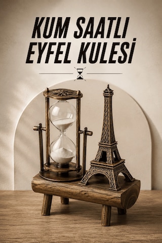 Eyfel Kuleli Kum Saati Aklby-bsva58 Çok  Renkli