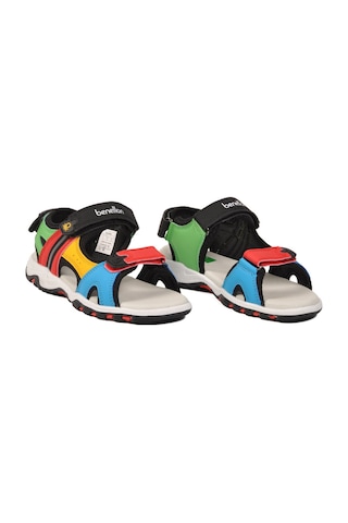 United Colors Of Benetton Çok Renkli Cırtlı Erkek Çocuk Sandalet Bnı-10188 F Multi