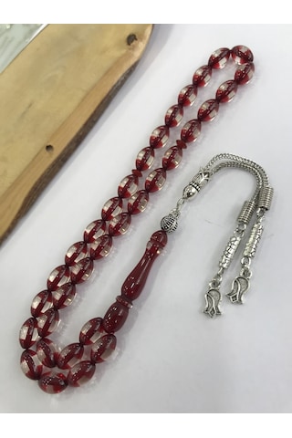 Sultan Telkari Sürmeli Model Toz Kehribar Tesbih