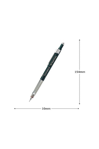 Vario Lüx Versatil Kalem, 0.5 Mm Uç, Sertlik Ayarlı Metal Uç, Silgili, Ergonomik Tutuş, Yeşil Siyah